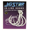 Jigstar In-Line Hooks 6/0, 7/0, 8/0, 9/0, 10/0
