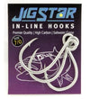 Jigstar In-Line Hooks 6/0, 7/0, 8/0, 9/0, 10/0